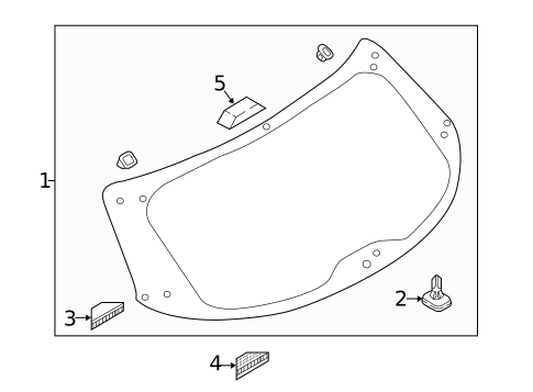 Glass - Lift Gate for 2018 Mazda CX-9 #0