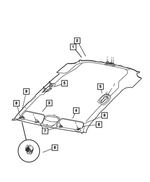 1CK18DW1AC - : Visor for Mopar Image