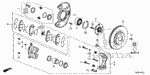 1463S9AA01 - Chassis: CALIPER SET, FR. for Honda Image
