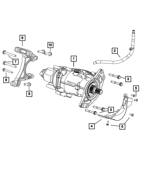 Transfer Case and PTU Assembly for 2023 Jeep Compass | OEM