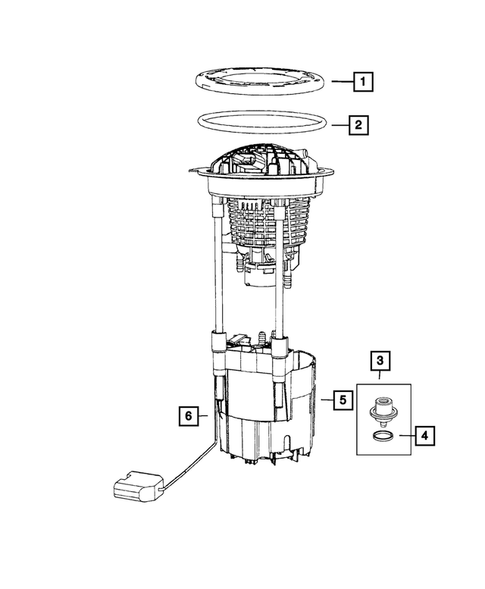 Fuel Pump and Sending Unit for 2011 Jeep Liberty #0