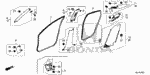 38205TBAA00 - Interior/Bumper: LABEL, FUSE for Honda Image
