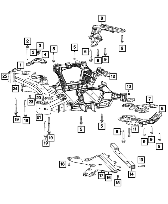 6511016AA - : Rivet Nut for Mopar Image