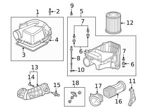 Air Intake for 2003 Honda Civic #2