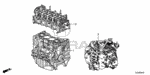 10002RL5A04 - Engine: GENERAL ASSY., CYLINDER BLOCK (DOT) for Acura Image