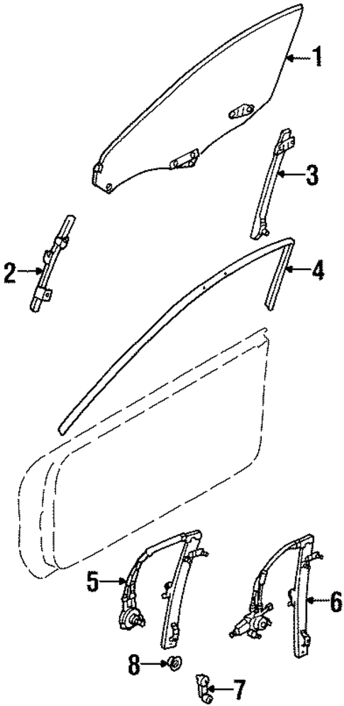 Front Door for 2003 Ford Escort #0
