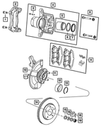 5191242AA - Brakes: Brake Bleeder Screw, Right Or Left for Chrysler: 200, Sebring | Dodge: Avenger, Caliber | Jeep: Compass, Patriot Image