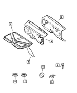 55217068AF - Interior Trim: Hood Insulation for Mopar Image