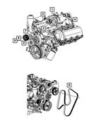 6104202AA - Electrical: Hex Head Screw And Washer for Mopar Image