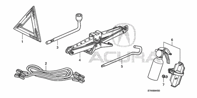 Tools - Jack for 2008 Acura RDX #0