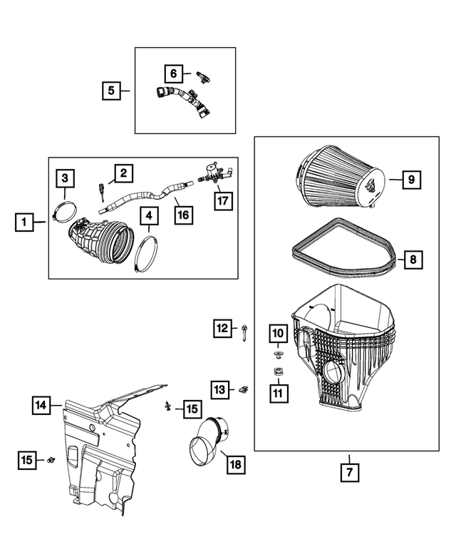 « 5038822AA – Fuel and Accelerator Pedal : Durite Collier pour Mopar Image »