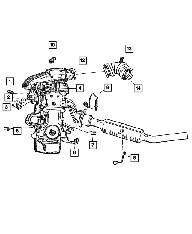 4686684AB - Electrical: Map Sensor for Mopar Image