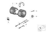 64111370935 - Heater and Air Conditioning: Shackle for BMW Image