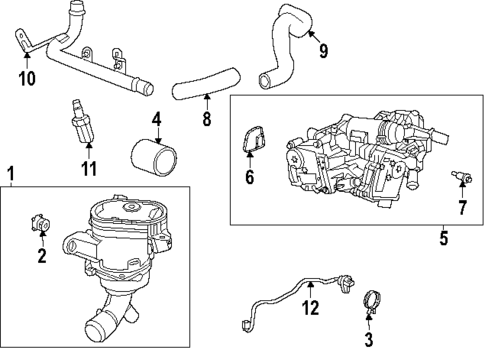 Water Pump for 2025 Chevrolet Traverse #0
