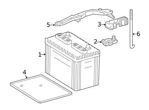 Battery for 2006 Toyota Tacoma #0