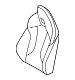 52105A4B461 - : Seat Back Cover for BMW: X1, X2 Image