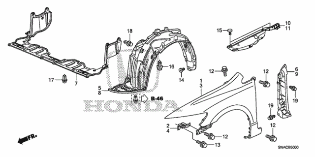 Front Fenders for 2010 Honda Civic #0
