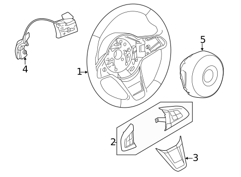 Steering Wheel & Trim for 2011 BMW Z4 #0