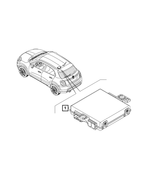 Keys, Modules and Engine Controllers for 2016 Fiat 500X #11