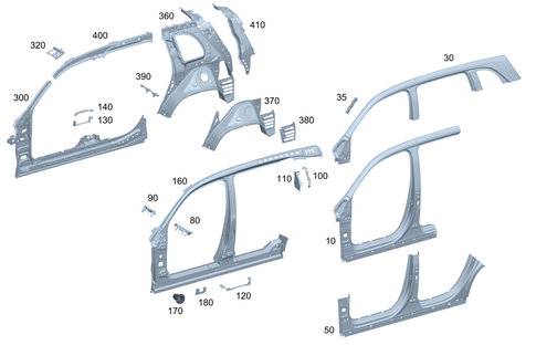 Side Walls for 2025 Mercedes-Benz EQB 300 #0