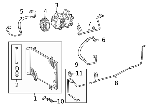 AM Autoparts A/C Condenser – For 2016-2021 Lexus IS300 & IS350 – Replaces 8846053120 (10-Year Warranty)