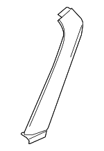 6JW45RB1AA - : A Pillar Molding, Left for Mopar Image
