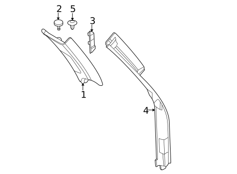 Interior Trim - Quarter Panels for 2017 BMW X5 #0