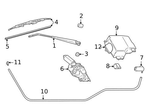Wipers for 2005 Mitsubishi Montero #1