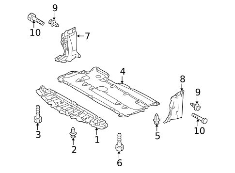 Splash Shields for 2005 Mazda 3 #0