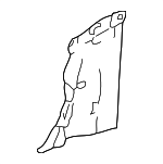 BP4K56115F - : Side Shield for Mazda: 3, 5 Image