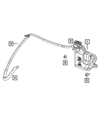 5066851AA - Cooling: Coolant Recovery Bottle Cap for Mopar Image