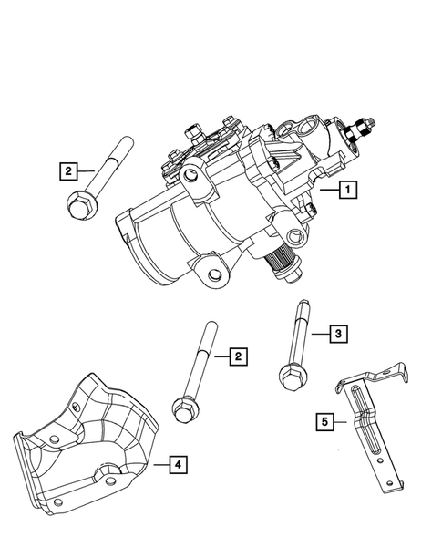 Steering Gear for 2012 Ram 3500 #1