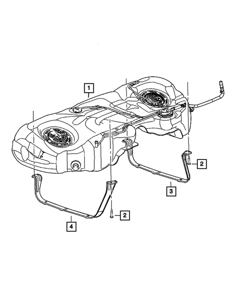 Fuel Tank for 2010 Dodge Challenger #0