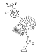 56047114AD - Electrical: Dome Lamp for Mopar Image