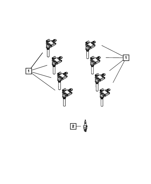 Ignition - Spark Plugs, Cables, Coils, and Glow Plugs for 2013 Ram 3500 #0