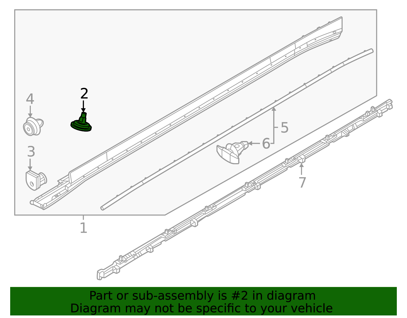 32296843 - Rocker Molding Retainer | Volvo OEM Parts Direct