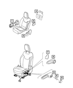 6BX83LXHAA - Interior Trim: Front Seat Shield for Dodge: Hornet Image