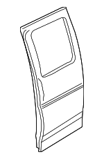 15960360 - Body: Body Side Molding for Chevrolet: Express 1500, Express 2500, Express 3500, P30 | GMC: Savana 1500, Savana 2500, Savana 3500 Image