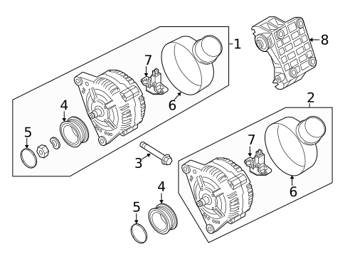 Alternator for 2014 Audi A6 Quattro #0