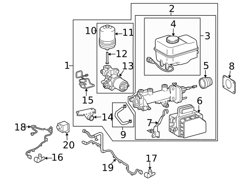 ABS Components for 2019 Toyota Land Cruiser #0