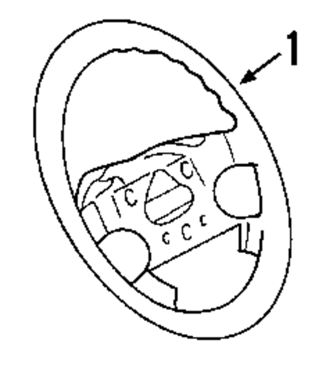 Steering Wheel for 2000 Volkswagen Golf #1