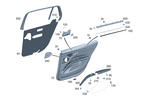 2967301802 - Rear Door: Door Trim for Mercedes-Benz Image