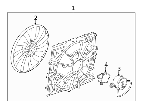 Cooling Fan for 2015 Cadillac ATS #0