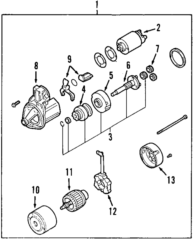31210RJAA01 - : Starter Solenoid for Acura Image