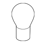 1864221007L - Electrical: Backup Lamp Bulb for Kia: Forte, K5, Niro, Niro EV, Optima, Rio, Seltos Image