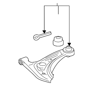 4806909140 - Suspension: Lower Control Arm for Toyota: Yaris Image