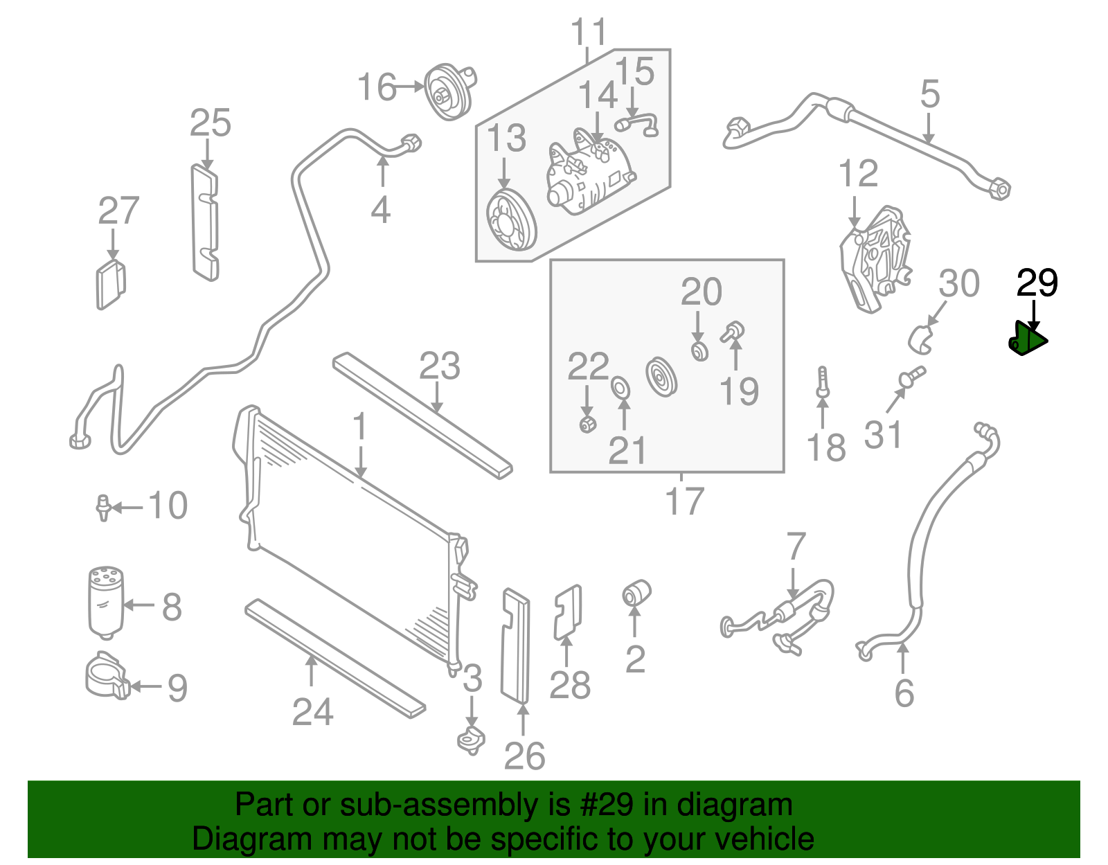 Pressure Line Bracket - Nissan (92552-9Z400)
