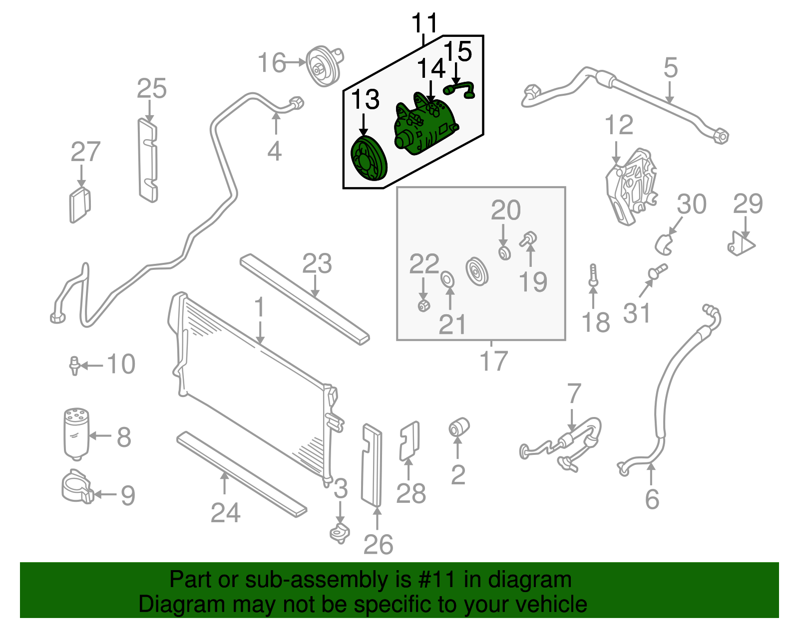Compressor Assembly - Nissan (92600-6S300)