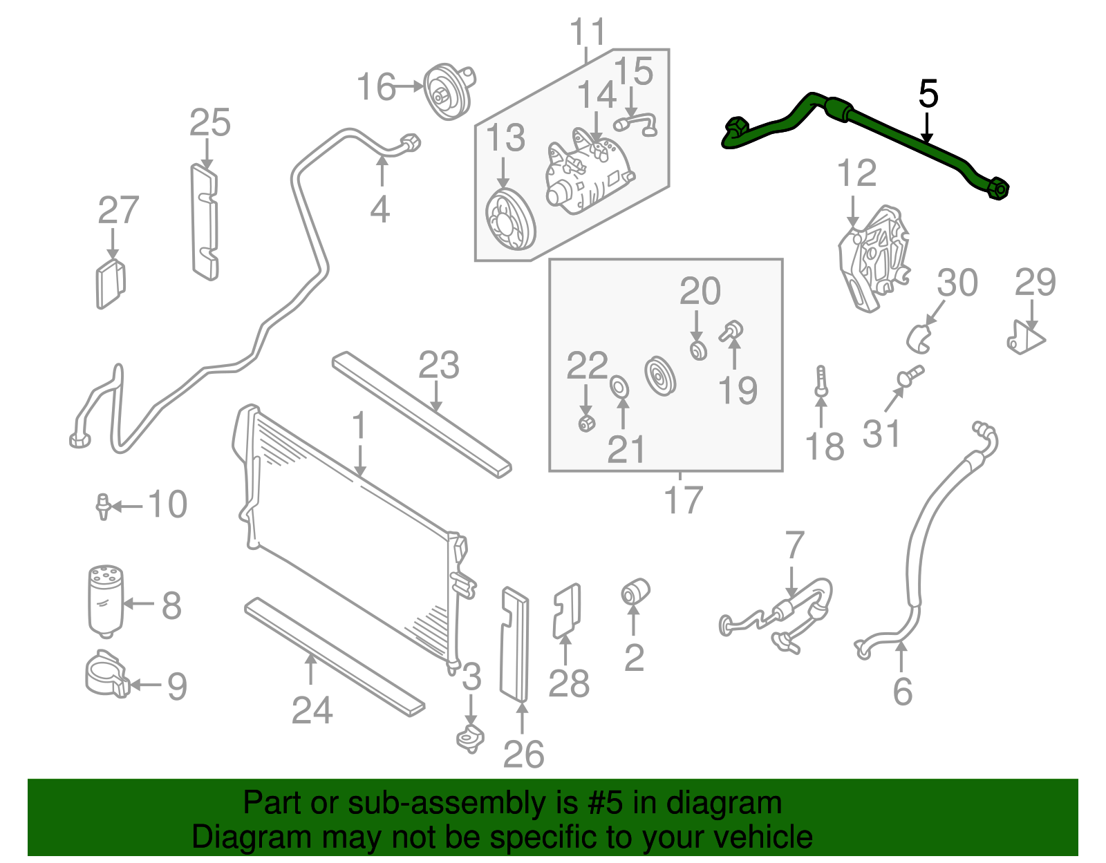 Suction Line - Nissan (92450-3S500)