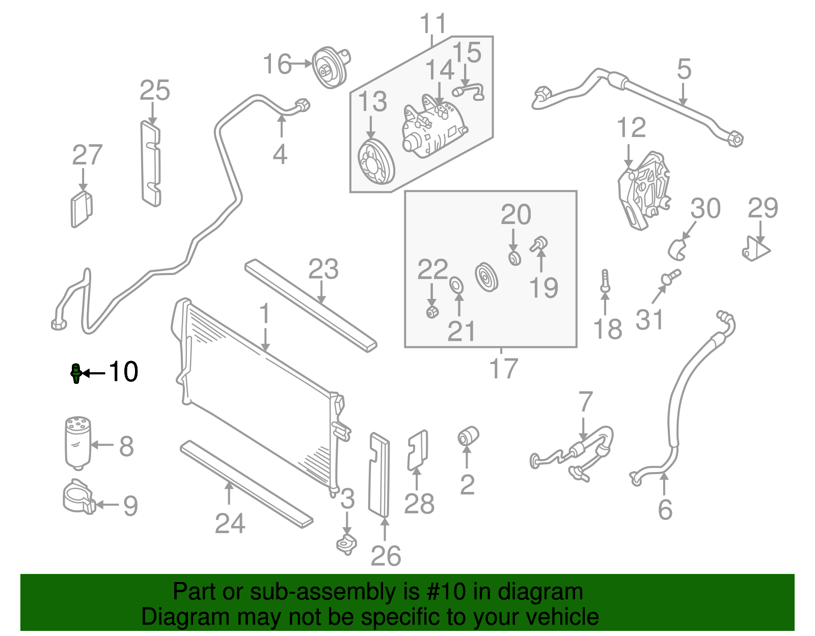 Pressure Switch - Nissan (92137-4S100)